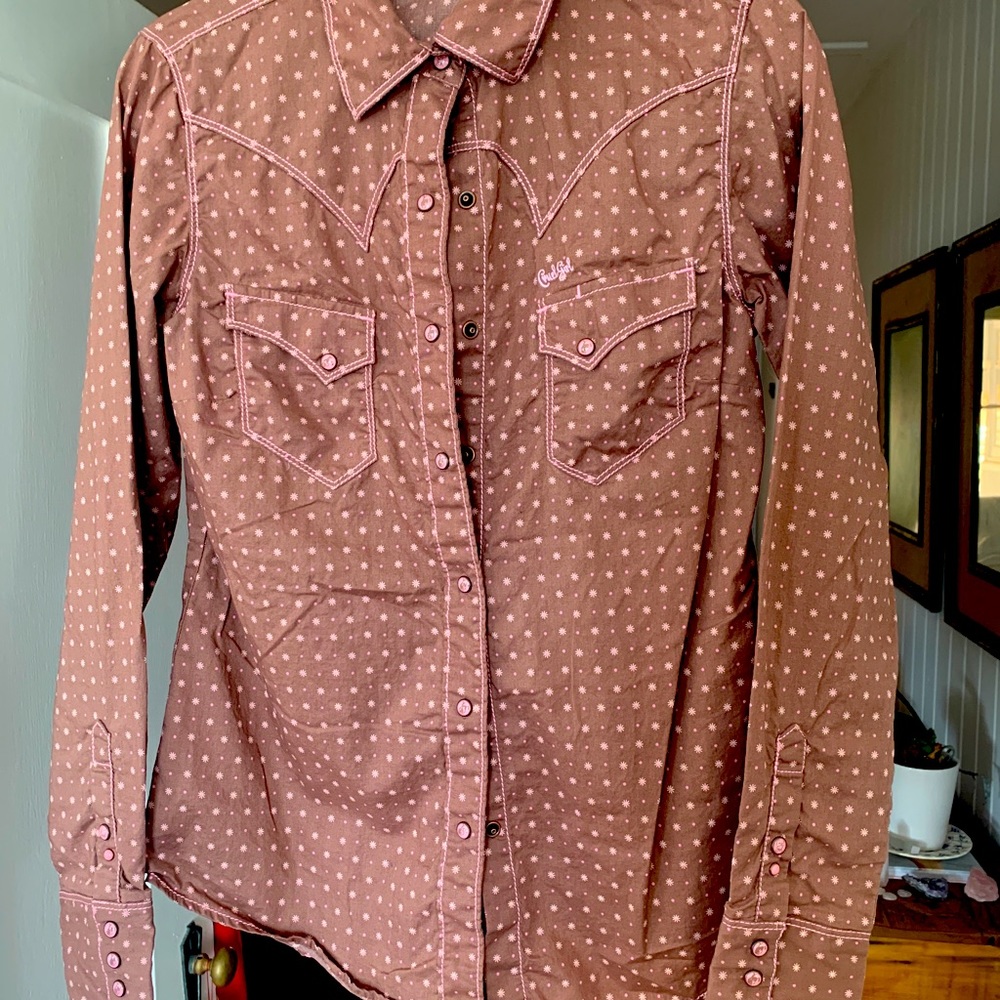 Cruel Girl snap shirt